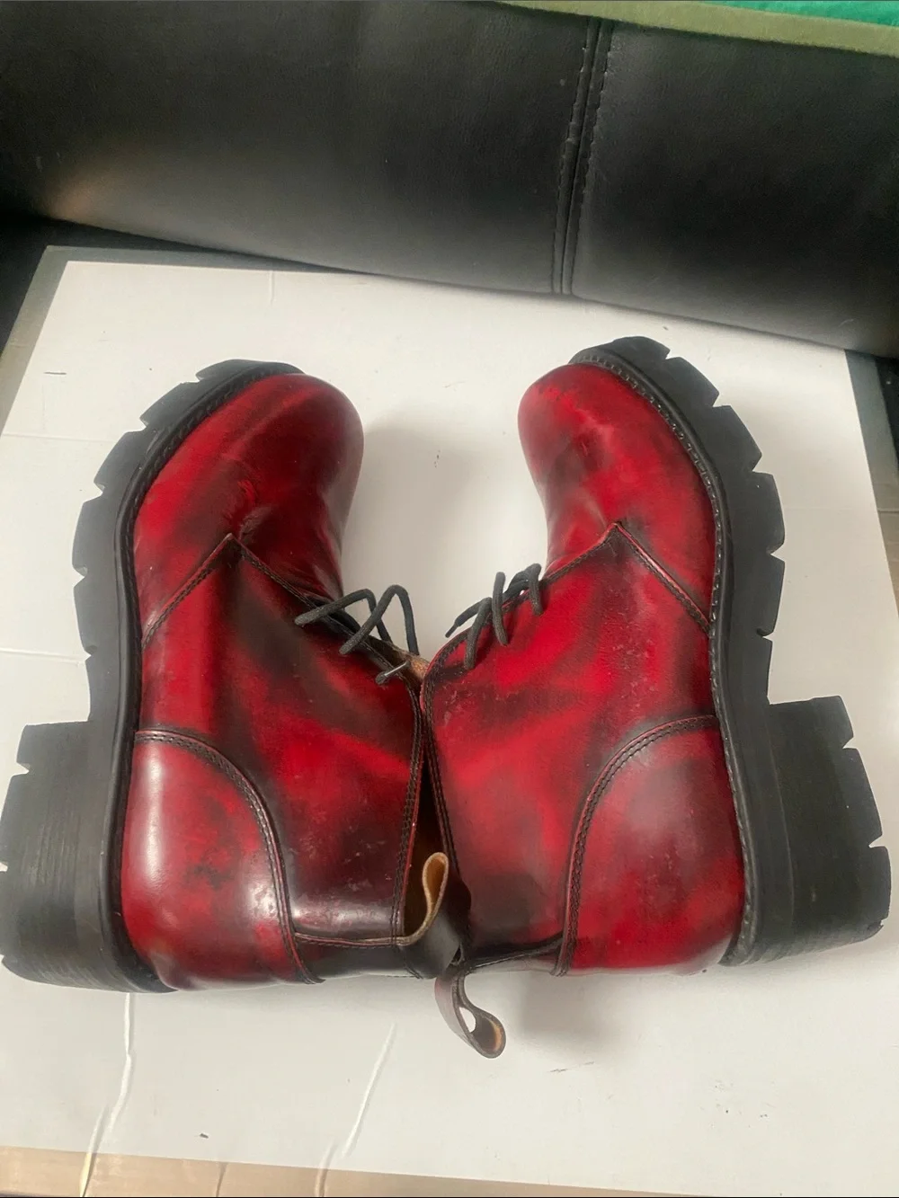 Carlo Morandi Vintage Platform Shoe Made In Italy Sz 42)